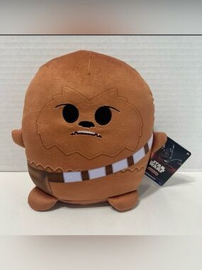 STAR WARS Cuutopia Plush Figure 10” Chewbacca Soft Rounded Pillow Doll MATTEL